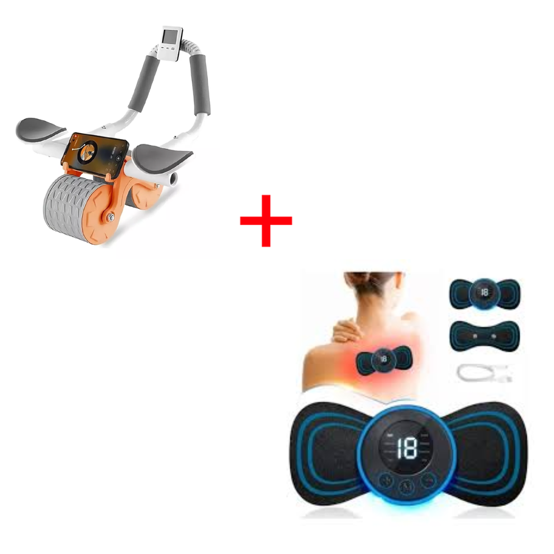 Combo Rueda Abdominal + Masajeador Marip